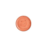 Laterite dia.6.75" Round Orange Vitrified Plate