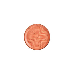 Laterite dia.7.5" Round Orange Vitrified Plate