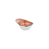 Laterite dia.7.75" h:0" 17 oz. Round Orange Vitrified Bowl