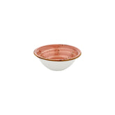 Laterite dia.8.75" h:0" 42 oz. Round Orange Vitrified Bowl