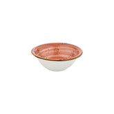 Laterite dia.9.5" h:0" 54 oz. Round Orange Vitrified Bowl