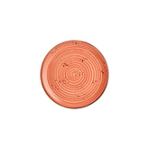 Laterite dia.9.75" Round Orange Vitrified Plate