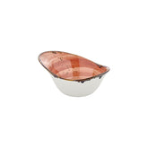 Laterite 10.25" x 7.5" x h:0" 42 oz. Organic Orange Vitrified Bowl