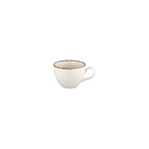 Antico dia.4" h:0" 7 oz. Round Brown Vitrified Cup