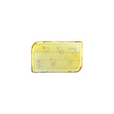 Sun 9.5" x 6" Rectangular Yellow Vitrified Plate