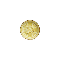 Sun dia.6.25" Round Yellow Vitrified Saucer
