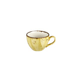 Sun dia.3.75" h:0" 9 oz. Round Yellow Vitrified Cup