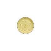 Sun dia.6.75" Round Yellow Vitrified Plate