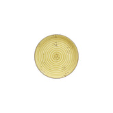 Sun dia.8.25" Round Yellow Vitrified Plate