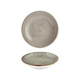Supreme dia.9.75" h:0" 44 oz. Round Gray Vitrified Deep Plate