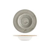 Supreme dia.9.75" h:0" 14 oz. Round Gray Vitrified Deep Plate