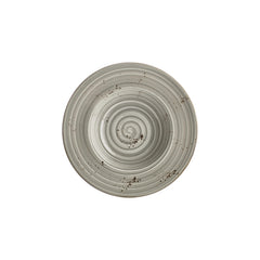 Supreme dia.11" h:0" 16 oz. Round Gray Vitrified Deep Plate