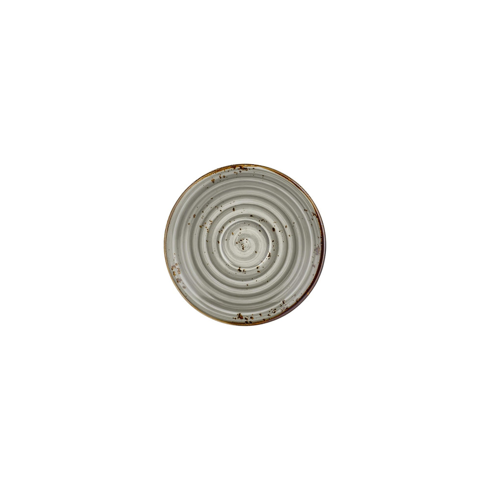 Supreme dia.6.25" Round Gray Vitrified Saucer