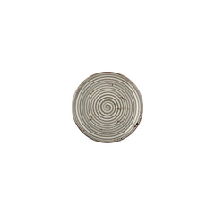Supreme dia.6.75" Round Gray Vitrified Plate