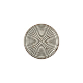 Supreme dia.9" Round Gray Vitrified Plate
