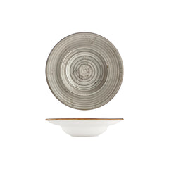 Supreme dia.9.75" h:0" 14 oz. Round Gray Vitrified Deep Plate