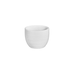 Helix White dia.3.25" h:0" 7 oz. Round Warm White Vitrified Cup