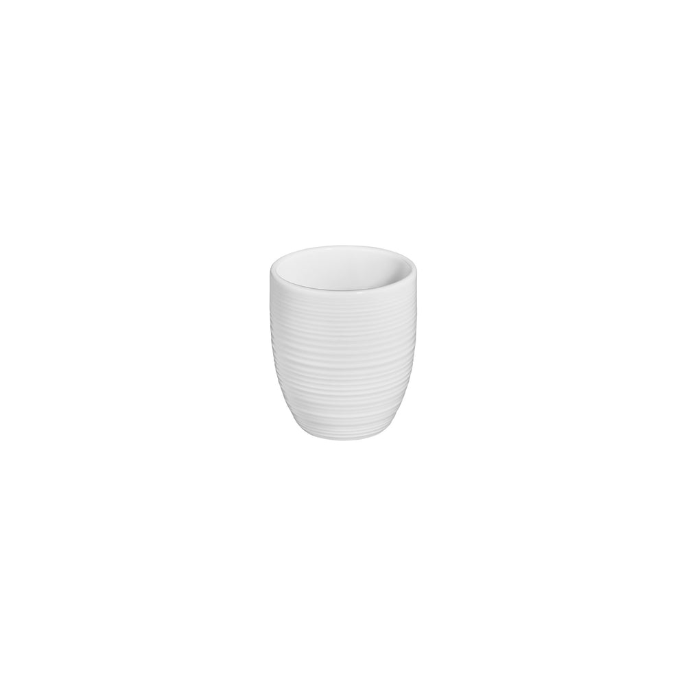 Helix White dia.3.25" h:0" 11 oz. Round Warm White Vitrified Mug