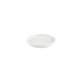 Helix White dia.7.5" Round Warm White Vitrified Plate