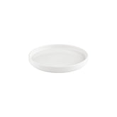 Helix White dia.10.75" Round Warm White Vitrified Plate