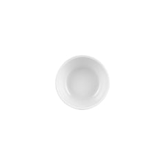 Helix White dia.3.75" h:1.5" 5 oz. Round Warm White Vitrified Bowl