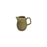 Helix Bamboo dia.4.25" h:4" 10 oz. Round Green Vitrified Sauce Boat