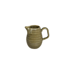 Helix Bamboo dia.4.25" h:4" 10 oz. Round Green Vitrified Sauce Boat