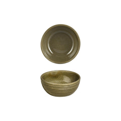 Helix Bamboo dia.2.75" h:1.25" 2 oz. Round Green Vitrified Bowl