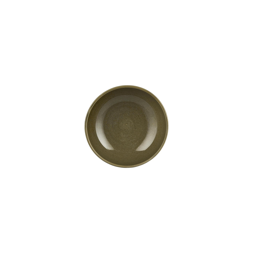 Helix Bamboo dia.5.5" h:0" 16 oz. Round Green Vitrified Bowl