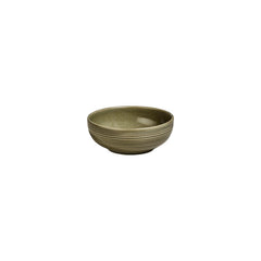 Helix Bamboo dia.6.25" h:2.5" 25 oz. Round Green Vitrified Bowl