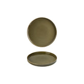 Helix Bamboo dia.7.5" Round Green Vitrified Plate
