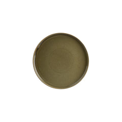 Helix Bamboo dia.9.75" Round Green Vitrified Plate