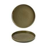 Helix Bamboo dia.10.75" Round Green Vitrified Plate