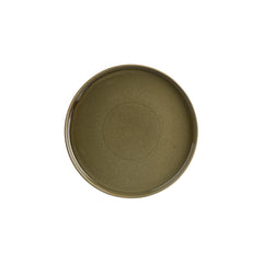 Helix Bamboo dia.10.75" Round Green Vitrified Plate