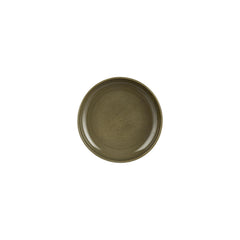 Helix Bamboo dia.7.5" h:1.5" 24 oz. Round Green Vitrified Deep Plate