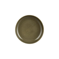 Helix Bamboo dia.10.25" h:2" 59 oz. Round Green Vitrified Deep Plate