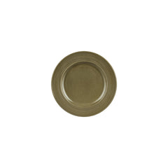 Helix Bamboo dia.8.25" Round Green Vitrified Plate