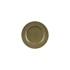 Helix Bamboo dia.8.25" Round Green Vitrified Plate
