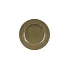 Helix Bamboo dia.9.5" Round Green Vitrified Plate