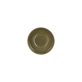 Helix Bamboo dia.6" Round Green Vitrified Saucer