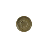 Helix Bamboo dia.6" Round Green Vitrified Saucer