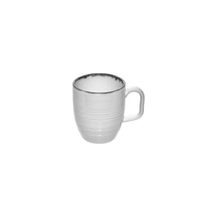 Helix Black dia.3.25" h:4" 11 oz. Round Black Vitrified Mug