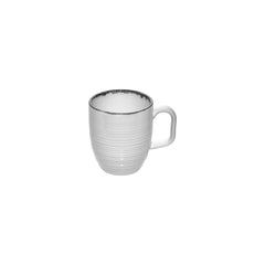 Helix Black dia.3.25" h:4" 11 oz. Round Black Vitrified Mug
