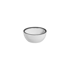Helix Black dia.2.75" h:1.25" 2 oz. Round Black Vitrified Bowl