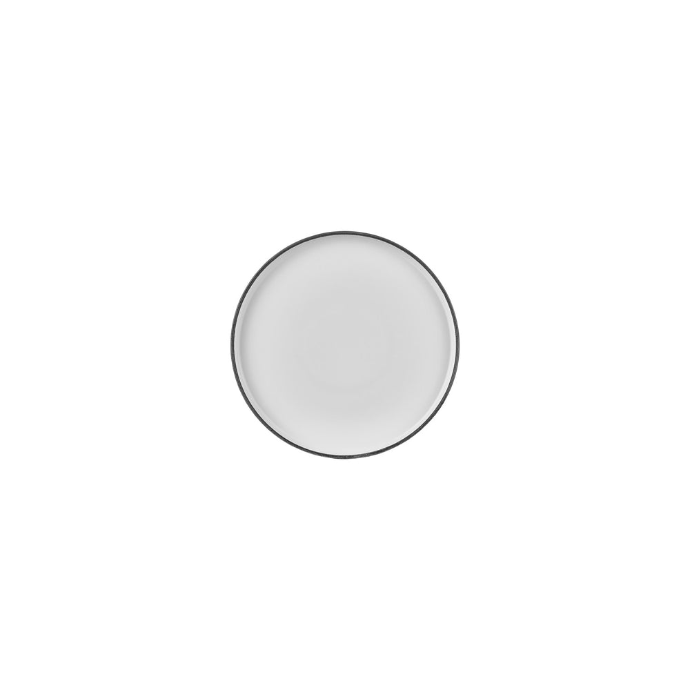 Helix Black dia.6.25" Round Black Vitrified Plate