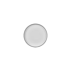 Helix Black dia.6.25" Round Black Vitrified Plate