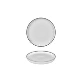 Helix Black dia.7.5" Round Black Vitrified Plate