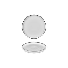 Helix Black dia.7.5" Round Black Vitrified Plate
