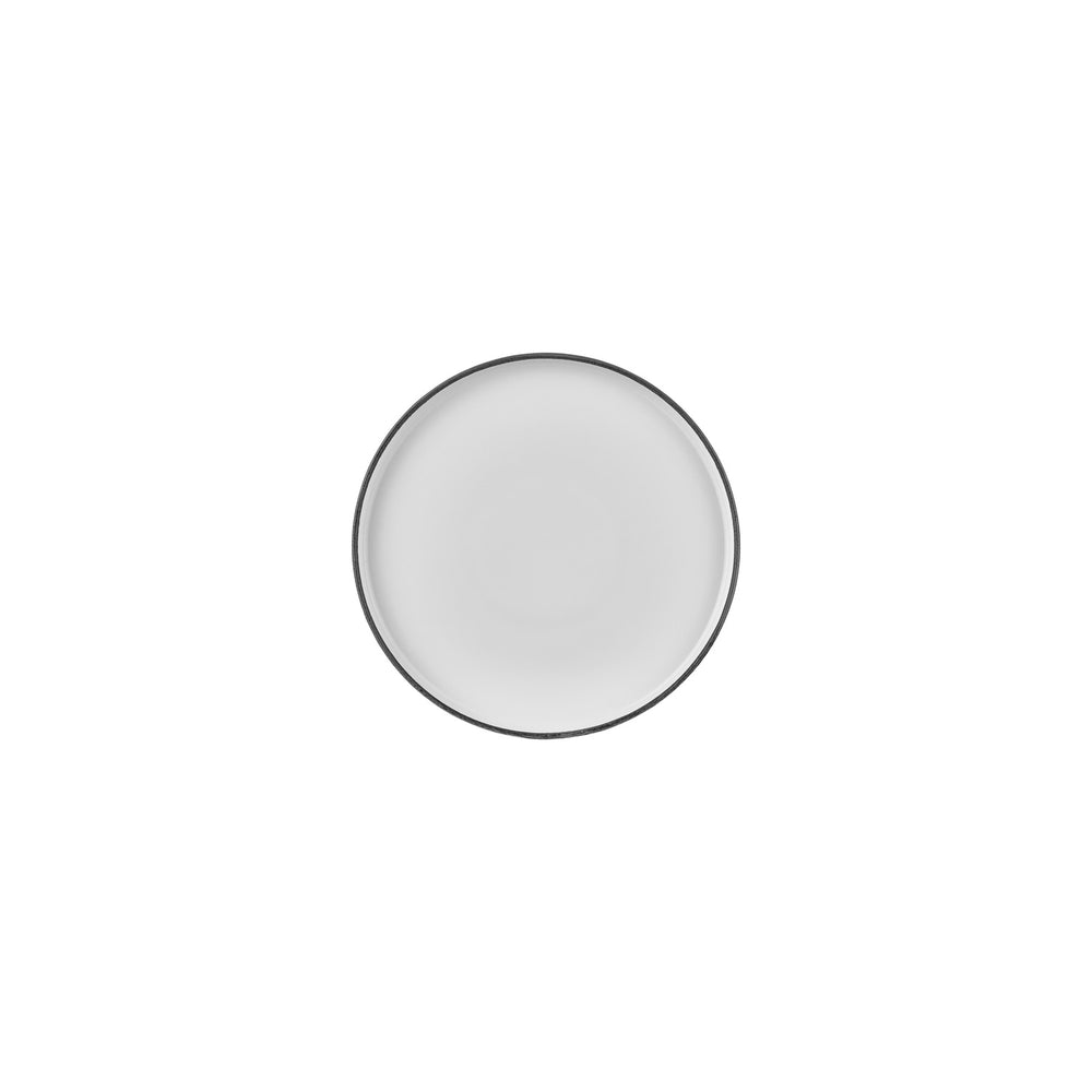 Helix Black dia.7.5" Round Black Vitrified Plate