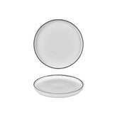 Helix Black dia.9" Round Black Vitrified Plate